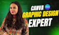 make any graphic design, flyer, logo, or design on canva