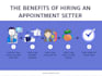 contacts and set appointments on your behalf