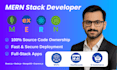 build fullstack apps as your mern stack developer