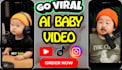 do viral ai talking baby video ai baby podcast video baby avatar podcast