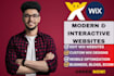 create interactive wix website design wix studio redesign wix edit wix website