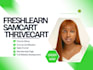 do freshlearn thrivecart, samcart landing page online course