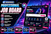 design a professional job board website