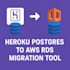 migrate your postgresql database from heroku to AWS