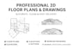 be your architect, draw 2d floor plans and 3d render in autocad, revit and chief