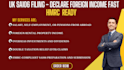file sa106 foreign income declaration for UK tax return