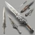 create weapon design and illustration