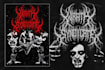 create an evil and sharp deathcore or thrash metal logo