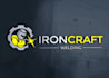 design construction,concrete,welding and builder logo