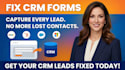 fix CRM lead capture, forms not syncing, zoho form fix, CRM integration issues
