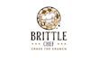 design unique deluxe nut brittle candy logo