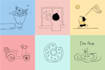 create clean, cute doodles and stickers