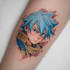 make comic cartoon anime tattoo design
