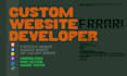 create responsive portfolio and business websites with HTML, CSS, js