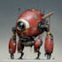 design futuristic mecha robots and pilots cyberpunk