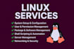 do linux server admin task and system management services