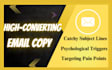 do email copywriting for email copy and email sequence to increase conversions
