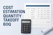 construction cost estimation, quantity takeoff, and boq preparation