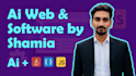 create ai website software using HTML, CSS, javascript