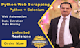create python bots, web scraping and automation scripts