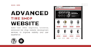 design a professional tire tyre shop website with ecommerce