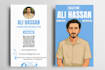 design professional employee card
