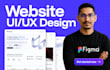 design figma website UI UX design and redesign UI