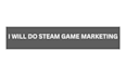 promote steam game promotion, game traffic, steam views