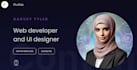 create a professional developer portfolio with nextjs and tailwind