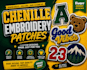 create premium chenille patches with a soft towel embroidery