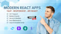 build fast react apps with tailwind CSS, bootstrap and API