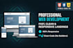 a professional responsive one page website or landing page