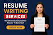create a professional ats optimized resume to land interviews