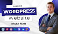 design or redesign a wordpress website