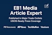 write and publish eb1 media article on reputable trade publication