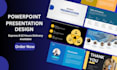 design professional powerpoint, pitch deck and canva presentations