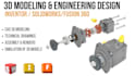 design and model mechanical parts in autodesk inventor