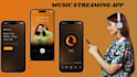 develop music streaming app music streaming website music app