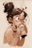 draw a digital cartoon illustration