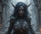 create scary character horror style perfect for cover
