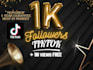 increase your tiktok followers from usa 1000 number super fast
