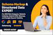 add schema markup and structured data for SEO rich snippets