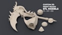 create 3d print ready stl models for props, parts and collectibles