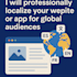 professionally localize your website, text messages or app for global audiences