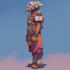 sci fi character illustration or sci fi character