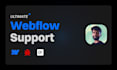 do quick design updates and bug fixes in webflow