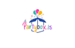 design fun classy party rental business logo