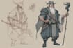 sketch fantasy character concept art