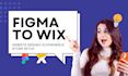 create stunning wix website or landing page from figma design
