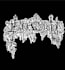 make a cold and raw black metal logo